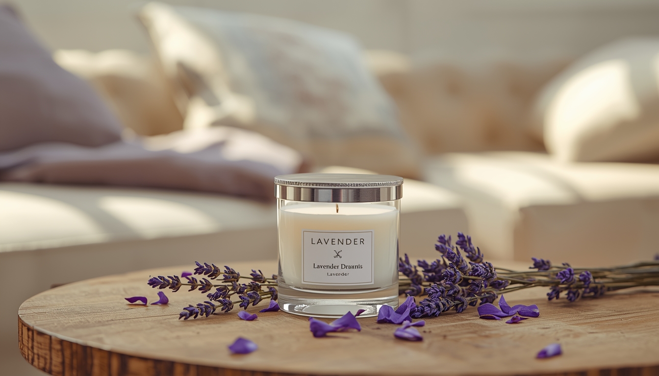 Lavender Dreams luxury scented candle